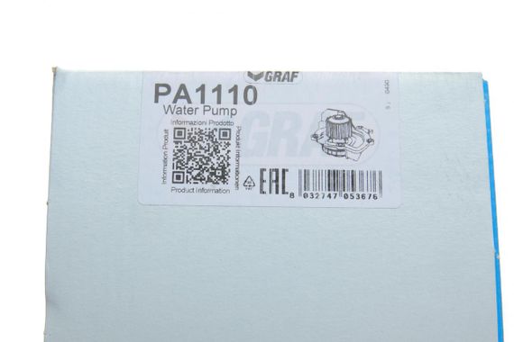Помпа води Citroen C4 C5 C8 Jumpy Fiat Scudo Peugeot 308 407 Ford Focus 2.0HDI 06- 18z B B 24лоп  PA1110 | Зображення 4