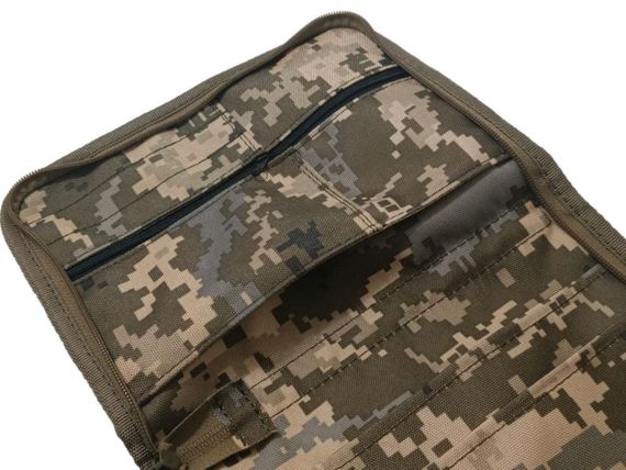 Чохол обкладинка для тактичного блокнота стрілка снайпера А5 водонепроникна 3 кишені Піксель | Зображення 5