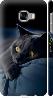 Чохол на Samsung Galaxy C5 C5000 Димчастий кіт "825m-301-2448"