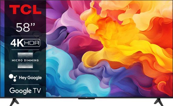 Телевізор 58&quot; TCL LED 4K 60Hz Smart Google TV Titan 58V6B