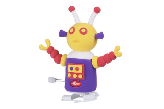 Масса для лепки Paulinda Super Dough Robot заводной механизм (шагает), фиолетовый PL-081178-4 (PL-081178-4) | Зображення 1