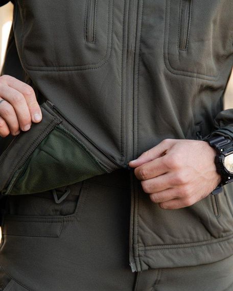 Міська тактична куртка MAXIMUS софтшел light grey ПП7983 | Зображення 7