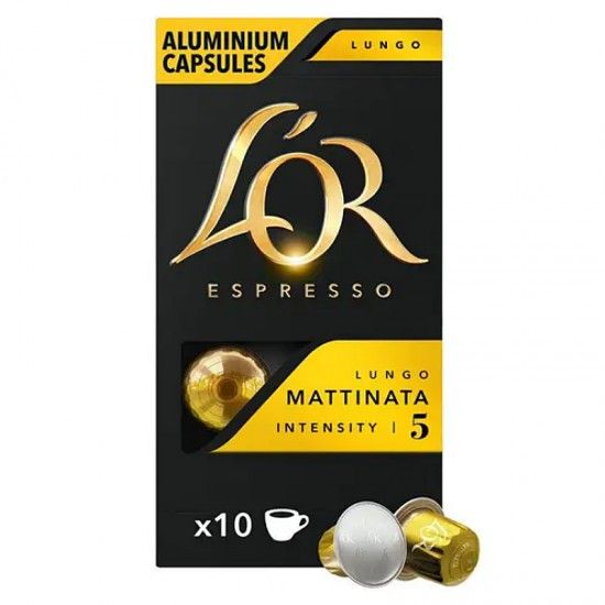 Nespresso капсулы L'OR Espresso Mattinata 5 неспрессо льор 10 шт c солодовыми нотками