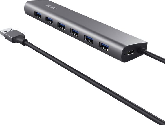 USB-хаб Trust DALYX 7-IN-1 USB-A 3.2 ALUMINIUM (24967_TRUST) | Зображення 2