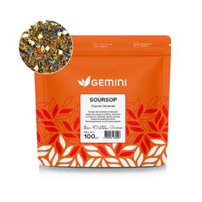 Чай Gemini листовий Soursop Саусеп зелений 100 грам
