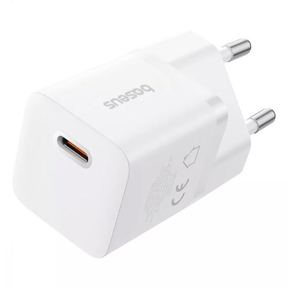 МЗП Baseus GaN5 Fast Charger (mini) 1C 20W + Type-C to Type-C (P10110900113) | Зображення 4