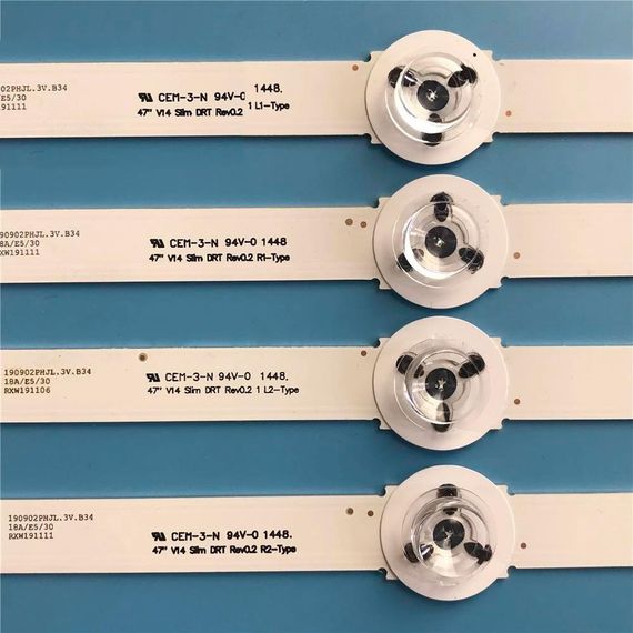 LED підсвітка TV 47" V14 slim DRT REV0.8 47" V14 slim DRT REV0.0/REV0.8 L1/L2/R1 6916L-1812A 6916L-1813A 10шт. | Зображення 1