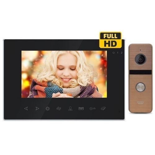 Комплект видеодомофона CoVi Security Onyx FHD Black  Iron FHD Bronze | Зображення 2