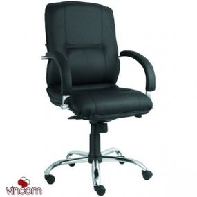Кресло Новый Стиль Star steel LB chrome (кожа Люкс LE)