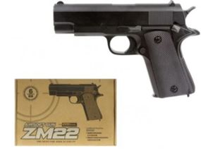 Игрушечное оружие пистолет детский CYMA ZM22 металлический с пульками