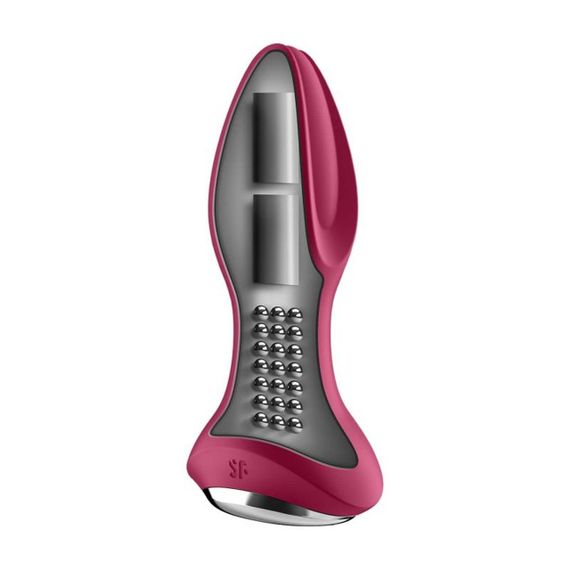 Анальна смарт-пробка із ротацією Satisfyer Rotator Plug 2+, бордовий Sex Aura | Зображення 3