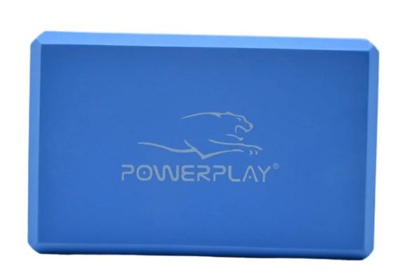 Блоки для йоги PowerPlay 4006 Yoga Brick EVA 2 шт Сині (PP_4006_Blue_2in) | Зображення 1