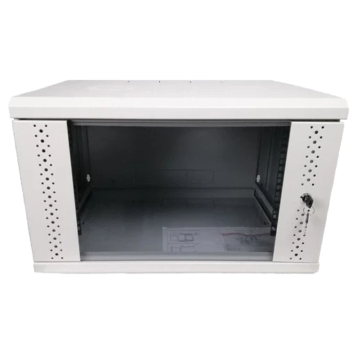 EServer 12U 600х350х637 скло, сіра Шафа - Серверні шафи