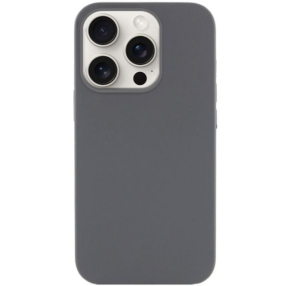 Чохол Silicone Case Full Protective (AA) NO LOGO для Apple iPhone 16 Pro Max (6.9") Сірий / Dark Gray