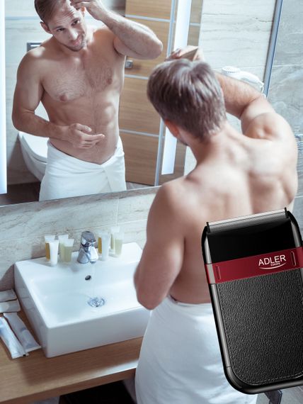 Електробритва Adler AD 2923 роторна акумуляторна USB 2 головки для сухого та вологого гоління | Зображення 6