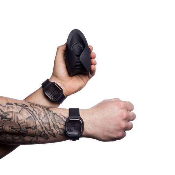 Игрушка для пар Hot Octopuss PULSE DUO LUX, пульсация+вибрация, использование без рук, 2 пульта sexstyle | Зображення 2