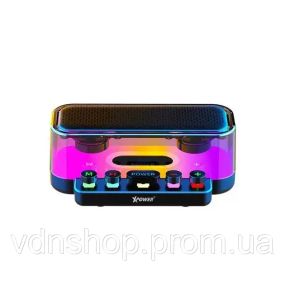 Портативная колонка Bluetooth с подсветкой RGB  Bluetooth 5.0, Type-C.