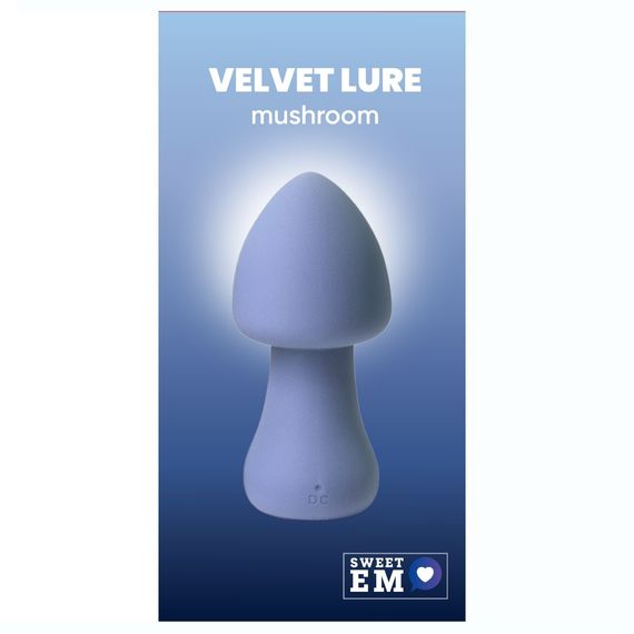 Вибратор в форме гриба Sweet Em, тёмно-синий Sex Aura | Зображення 5