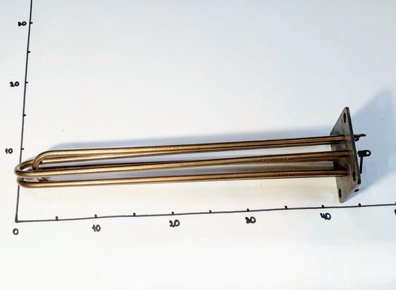 Блок ТЕНів 6000W на квадратному фланці 100×100мм (Україна) | Зображення 2