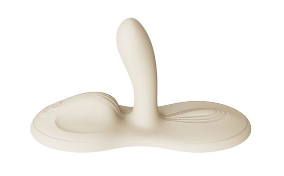 Sit-on-top смарт-вібратор Zalo – Flora Smart Vibrating Pad Ivory White, 9 моторів | Зображення 1