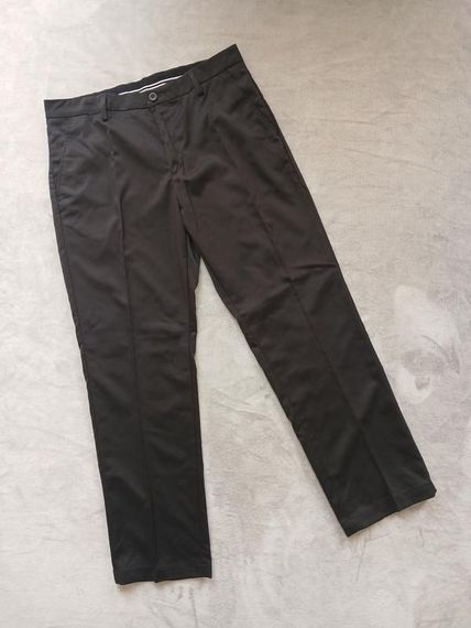 Чоловічі прямі чорні штани 42/28