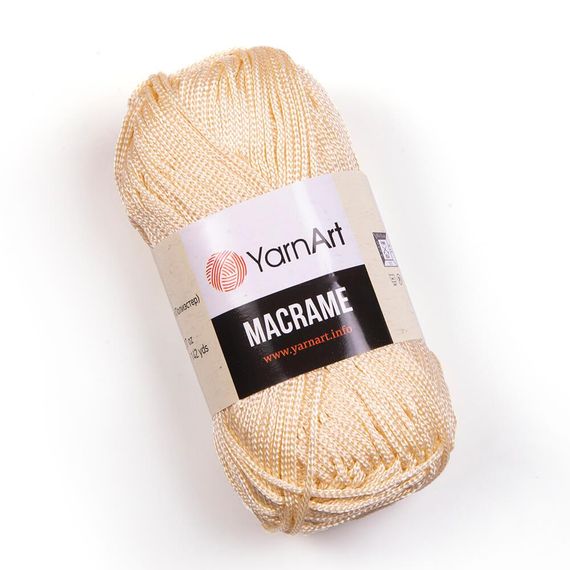 Macrame Yarnart 165 пряжа ярнарт макраме полиестер