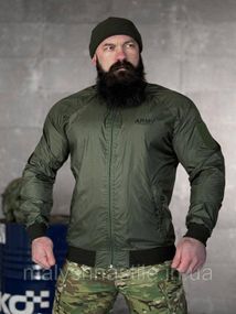 Легкая ветровка army  олива     ВТ5066