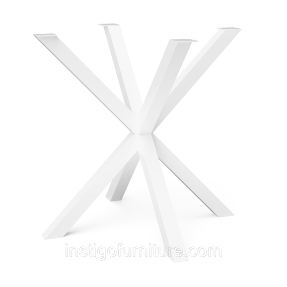 Каркас для столу з металу 750×750mm, H=730mm Білий | Зображення 1
