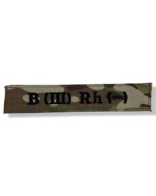 Нашивка група крові (В(III) Rh-) Мультикам