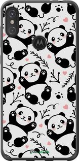 Чохол на Motorola One Power Панди "4318u-1588-2448"