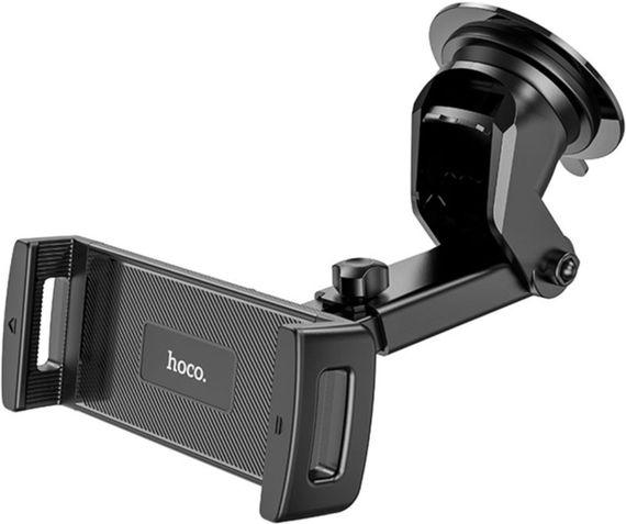 Автомобильный держатель Hoco CA120 для планшета и телефона – Black | Зображення 1
