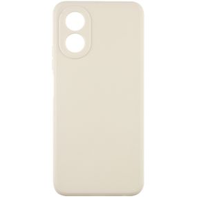 Силіконовий чохол Candy Full Camera для Oppo A78 4G Бежевий / Antique White