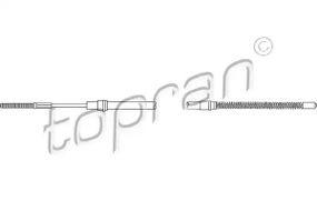 Трос ручного гальма VW JETTA, TOPRAN (102833)