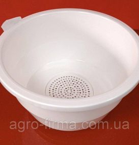 Пластиковая цедилка сито для молока, d105 мм Farma