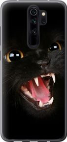 Чехол на Xiaomi Redmi Note 8 Pro Чёрная кошка "932u-1783-17620"