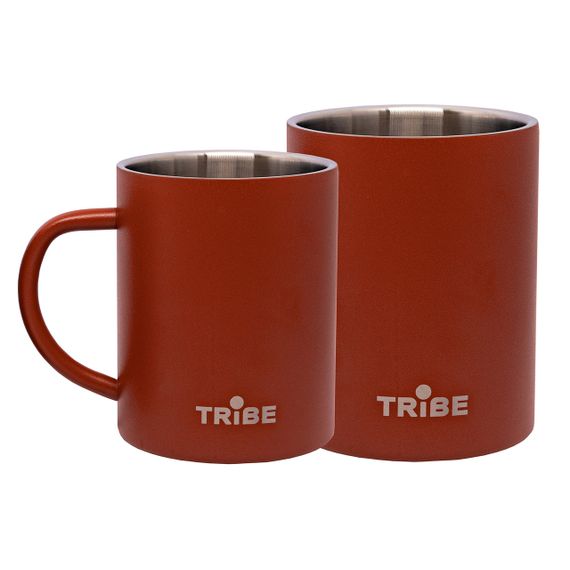 Термочашка Tribe Camp Mug 300 мл terracota, Термокружка туристична для чаю і кави, Термопосуд у похід | Зображення 2
