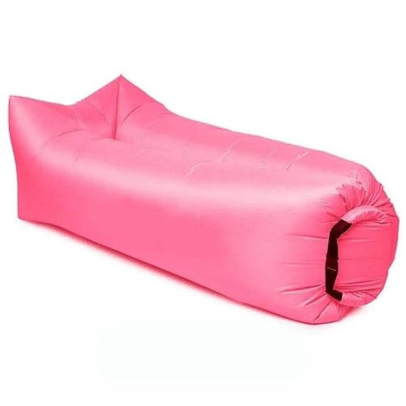 Надувний матрац (180х70 см) AIR SOFA CLOUD, Рожевий/ Шезлонг надувний/ Ламзак | Зображення 5