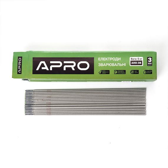 Електроди зварювальні АНО-36 5 кг 3 мм APRO 6999121 | Зображення 4