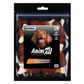 Ласощі для собак гомілка з куркою AnimAll Platinum, 200 гр