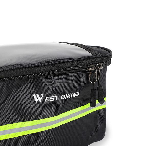 Сумка велосипедная West Biking YP0707170 Black на руль велосипеда велосумка | Зображення 3