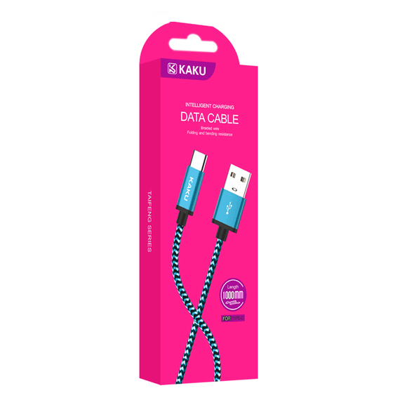USB кабель Kaku KSC-107 USB - Type-C 1m - Blue | Зображення 3