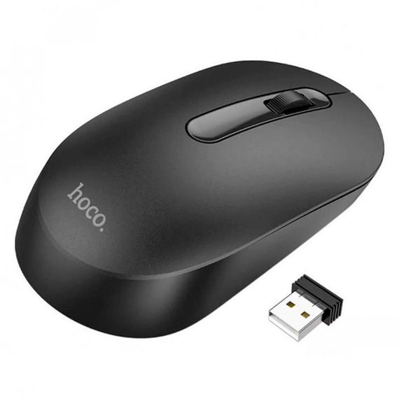 Миша бездротова HOCO GM14, 1600DPI, Black, 2.4GHZ, Box | Зображення 1
