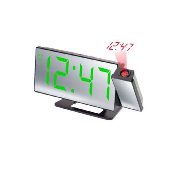 Годинник VST-896-4 із зеленим підсвічуванням, з проекцією та VJ-318 дзеркальним дисплеєм