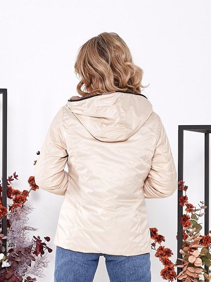 Куртка двостороння, арт.185, кава / беж | Зображення 3