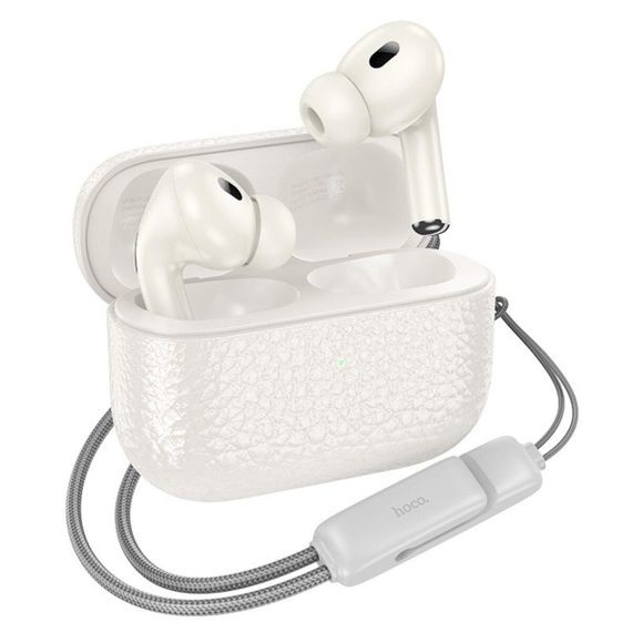 Бездротові навушники HOCO EQ9 Duke true wireless BT headset Milky white | Зображення 1