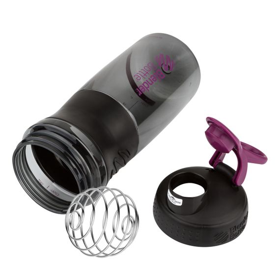 Шейкер спортивний (пляшка) BlenderBottle SportMixer 28oz/820ml Black/Plum (Original) | Зображення 5