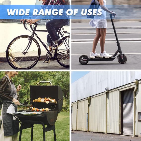 Цепной велосипедный замок Iregro с кодом 90 см, стальной, кодовый замок для электросамоката, мотоцикла, байка | Зображення 6