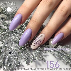 Гель-лак Moon Full №156 барвінок 8мл