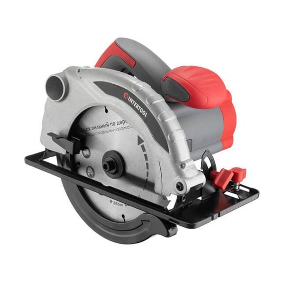 Пила дискова 1300 Вт, диск 185 мм INTERTOOL DT-0613