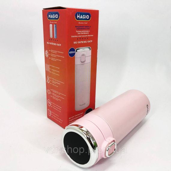 Умный термос с контролем температуры MG-1047P 400 мл, Термос в виде бутылки Питьевой с дисплеем UQ-69 | Зображення 5